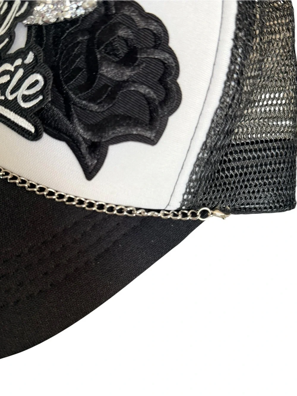 All Bougie Rhinestone Boutique Trucker Hat Glam Cowgirl Snapback